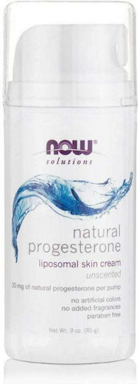 Now Foods Natural Progesterone Liposomal Skin Cream Cremă 85gr