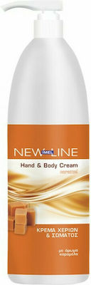 Imel New Line Hand & Body Cream Caramel Moisturizing Cream with Caramel Scent 1000ml