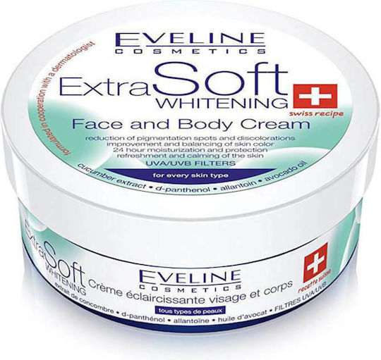 Eveline Soft Whitenning Ενυδατικό Butter Σώματος για Όλες τις Επιδερμίδες 200ml