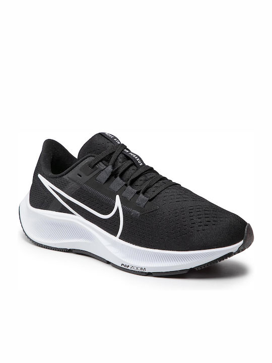 Nike Air Zoom Pegasus 38 Ανδρικά Αθλητικά Παπούτσια Running Μαύρα