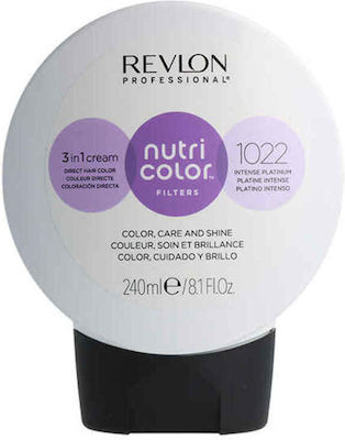 Revlon Nutri Color Vopsea de Păr Blond 1022 Intense Platinum 240ml