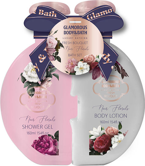 Glamorous Body & Bath Bouquet Shower gel Skin Care Set for Moisturizing & Body Cleaning