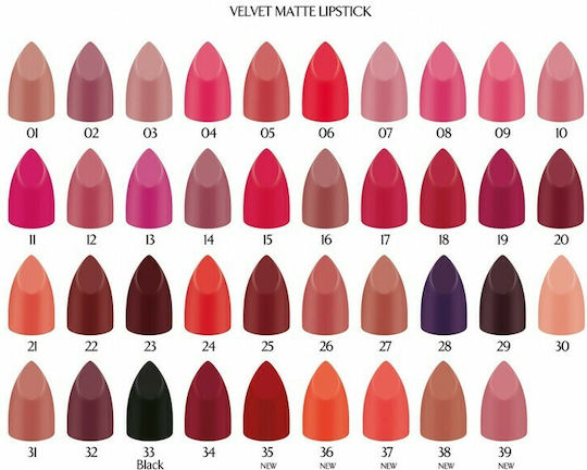 Golden Rose Velvet Matte Κραγιόν Velvet 27 4.2gr