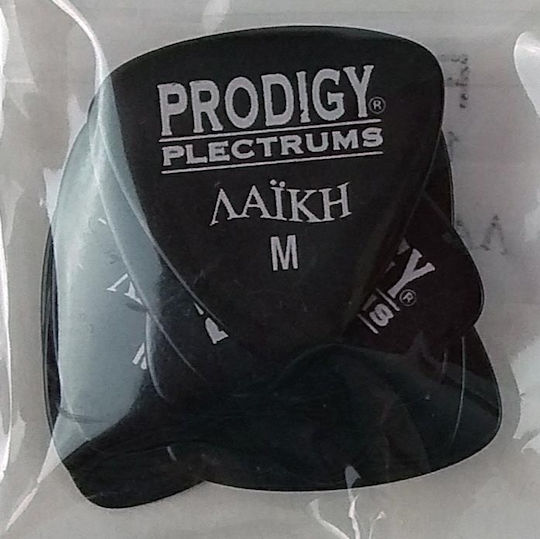 Prodigy Picks Bouzouki Folk Black Medium Set Set 12pcs