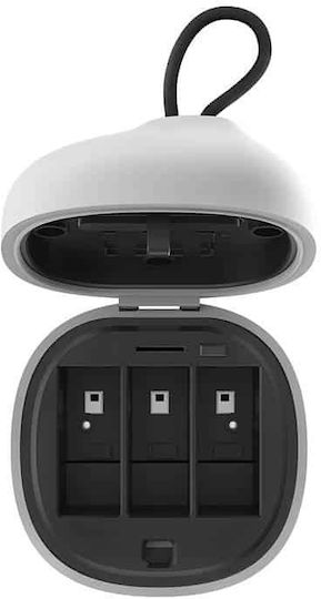 Telesin 3-slot Waterproof Charger Box + 2 Batteries Charger for GoPro Hero 9 / Hero 10 / Hero 11