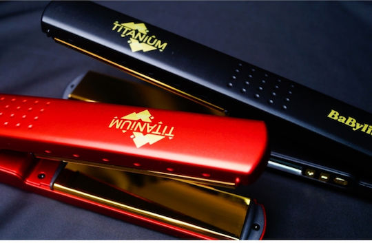 Babyliss Pro Titanium Special Edition BAB3091BKTE Πρέσα Μαλλιών Ionic