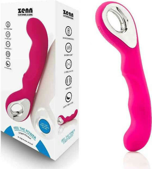 Zenn Feel The Power G-spot Vibrator G-Spot 20.5cm Pink