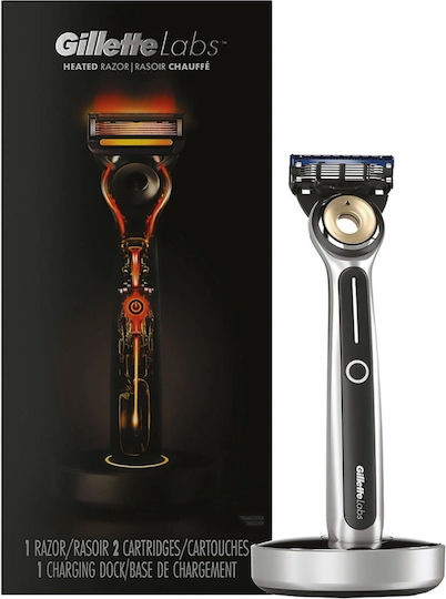 Gillette Heated Razor Beheizt Elektrorasierer Gesicht Wiederaufladbar