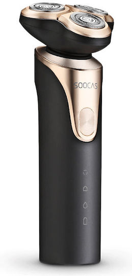 Soocas S3 Electric Shaver Περιστρεφόμενη Ξυριστική Μηχανή Προσώπου Επαναφορτιζόμενη