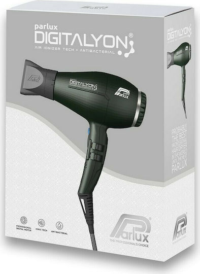 Parlux Digitalyon Ionic Professional Hair Dryer 2400W Charcoal