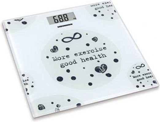 Heinner Digital Badezimmerwaage in Weiß Farbe HBS-150MSJ