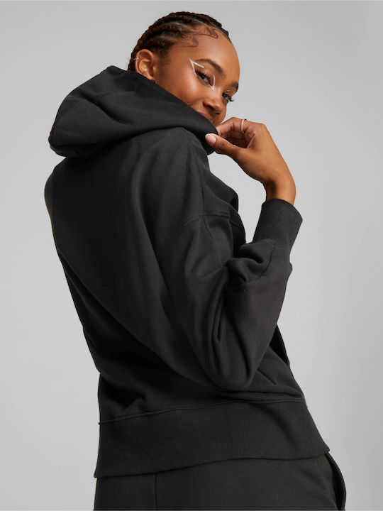 PUMA Classics Black Hoodie Sweatshirt