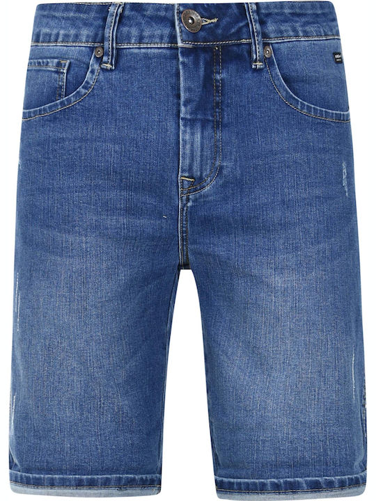 Basehit Herrenshorts Jeans Blau