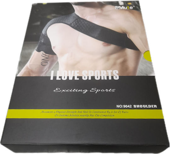 Mute I Love Sports 9042 Guler de umar în Negru Culoare