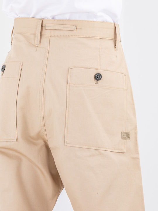Worker Ανδρική Βερμούδα Chino Μπεζ