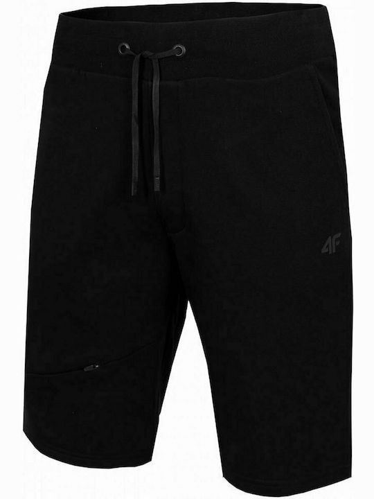 4F Sportliche Herrenshorts Schwarz