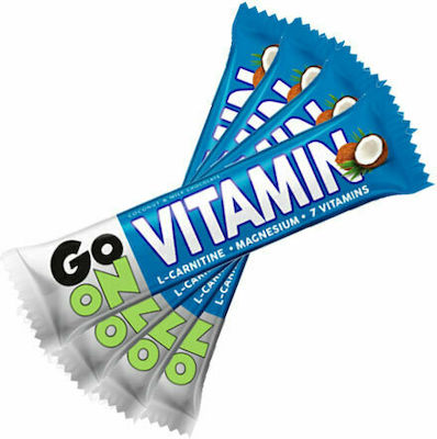 Go On Nutrition Vitamin Μπάρες Πρωτεΐνης με Γεύση Coconut 24x50gr