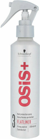 Schwarzkopf OSiS+ 3 Flatliner Spray Θερμοπροστασίας Μαλλιών κατά του Φριζαρίσματος 200ml
