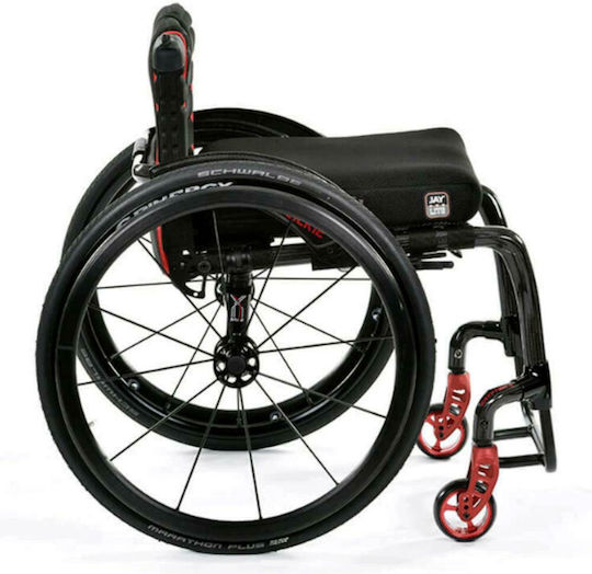 Orthostatical Quickie Krypton R Αναπηρικό Αμαξίδιο Ελαφρού Τύπου 46cm KR01 Μαύρο