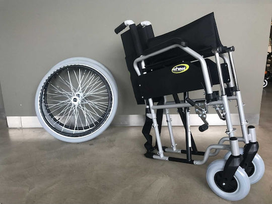 Wheel Economy Transit Scaun cu rotile 24" Pliabil Tip simplu cu roți compacte 46cm