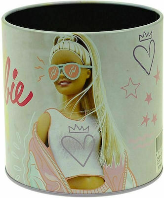 Metal Pencil Case Barbie 10x10x10cm.