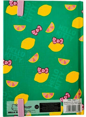 Gim Hello Kitty Lemonade Caiet cu Elastic Verde