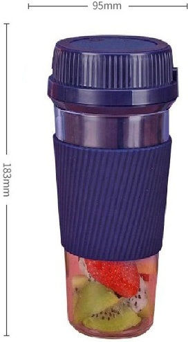 Aerbes AB-J65 Μπλέντερ με Πλαστική Κανάτα 350 ml Μπλε