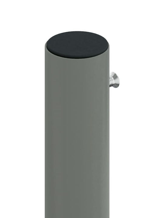 vidaXL Seitenrolloschatten Terrasse Charcoal 1.6x10m