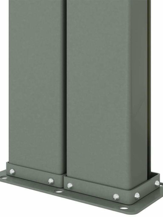 vidaXL Seitenrolloschatten Terrasse Charcoal 1.6x10m
