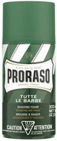 Proraso Green Refreshing And Toning Αφρός Ξυρίσματος 300ml
