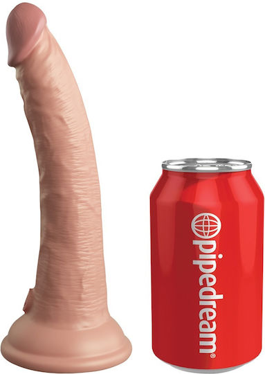 Pipedream King Cock Elite Ultimate Vibrating Silicone Body Dock Kit Harness με Dildo 22cm σε Μαύρο Χρώμα