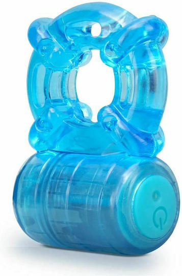 Blush Stay Hard 5 Function Cock Ring Blue