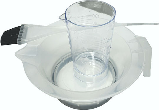 Sibel Haarfärbemittel-Set Ball, Bürste & Taschentuch Transparent