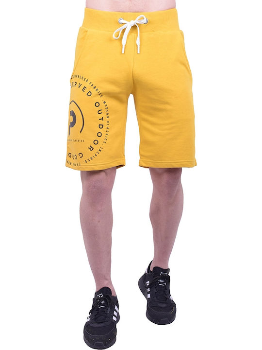 213651 Men's Athletic Shorts Yellow