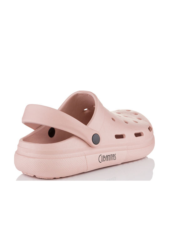 Cubanitas Women's Anatomic Clogs Pink