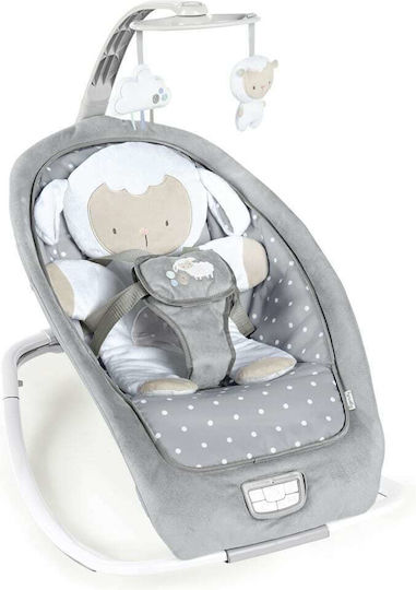 Ingenuity Ηλεκτρικό Relax Μωρού Cuddle Lamb με Μουσική και Δόνηση Γκρι για Παιδί έως 18kg
