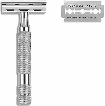 Rockwell Razors 2C Safety Razor White Chrome