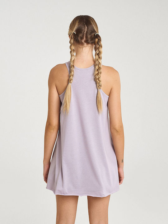 Bluza Damă De Vară Fără Mâneci Lila
