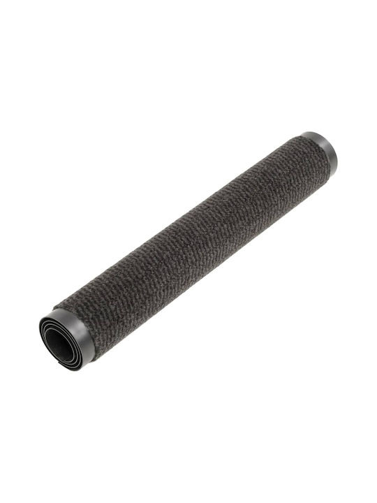vidaXL Πατάκι Εισόδου Μοκέτα με Αντιολισθητικό Υπόστρωμα Μαύρο 60x150εκ.