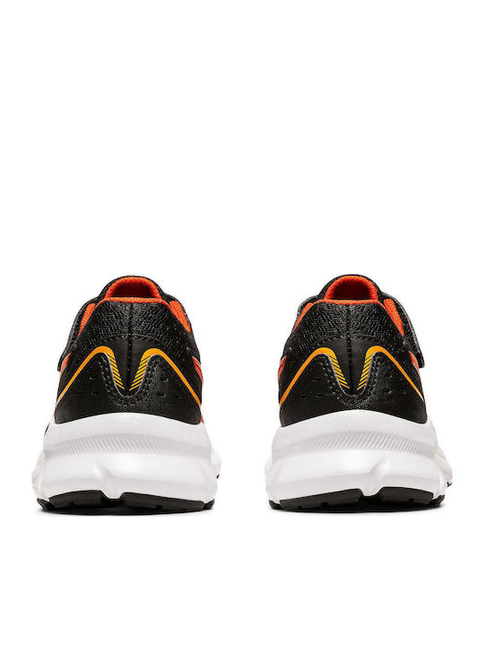 Jolt 3 Kids Sports Shoes Running with Hoop & Loop Closure Black