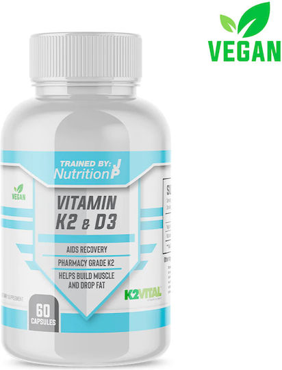tbJp Vitamin K2 & D3 Βιταμίνη για Ενίσχυση του Ανοσοποιητικού & την Υγεία των Οστών 60 κάψουλες