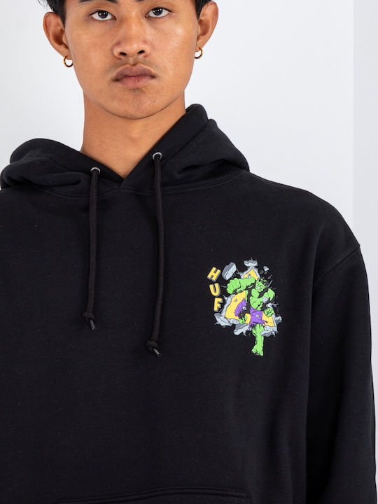 X Marvel Hulk Sweatshirt mit Kapuze Schwarz