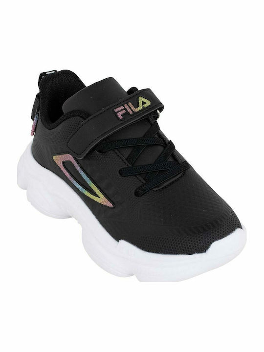 Memory Musha Kids Sneakers with Scratch Black