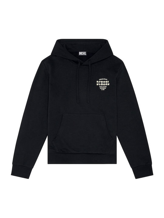 Sweatshirt with Hood Black