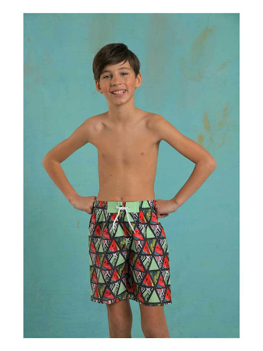 Funky Kinder Badeanzug Badeshorts Grün
