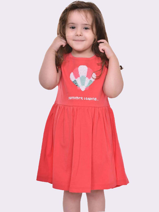 Trax Kids Dress Short Sleeve Red