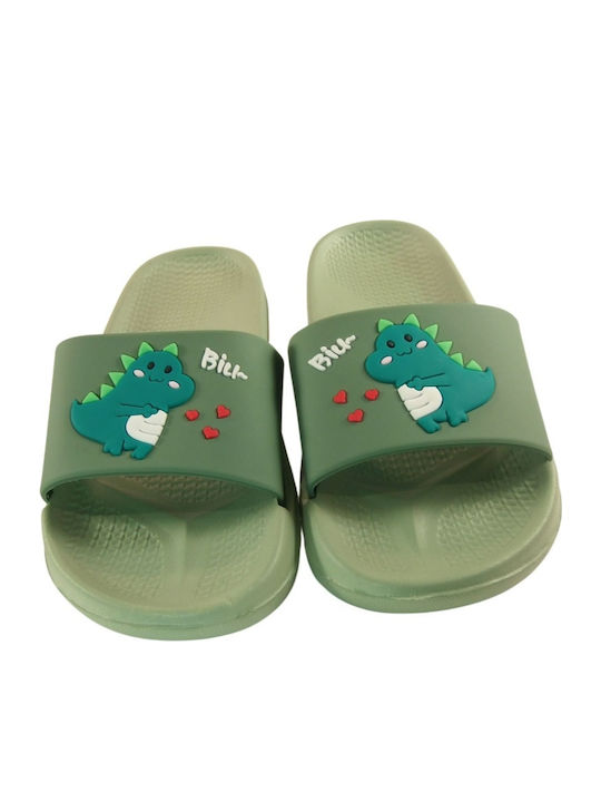 Șlapi pentru copii Kaki -SP2257