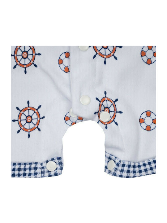 Hashtag Baby Bodysuit Set Short-Sleeved with Accessories White 3pcs