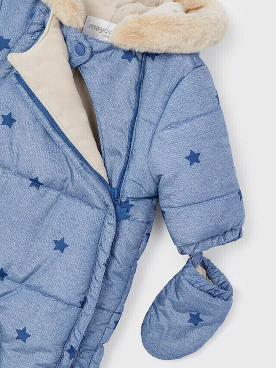 Mayoral Ecofriends Baby Bodysuit for Going Out Long-Sleeved Blue