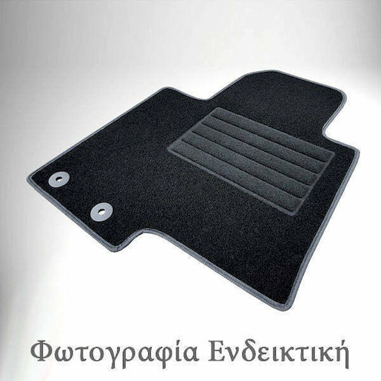 Cik Set of Front and Rear Mats 4pcs for Ford B-Max 2014-2018 Black